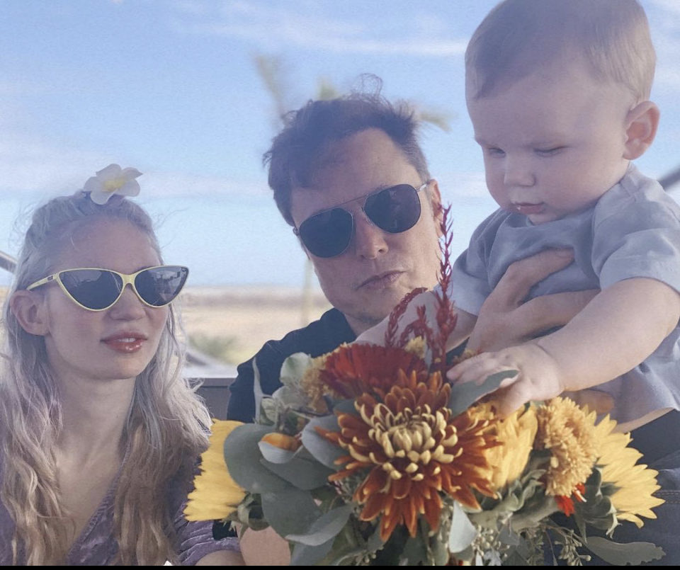 Elon Musk and Grimes are semi- separating and will co-parent their one year old son